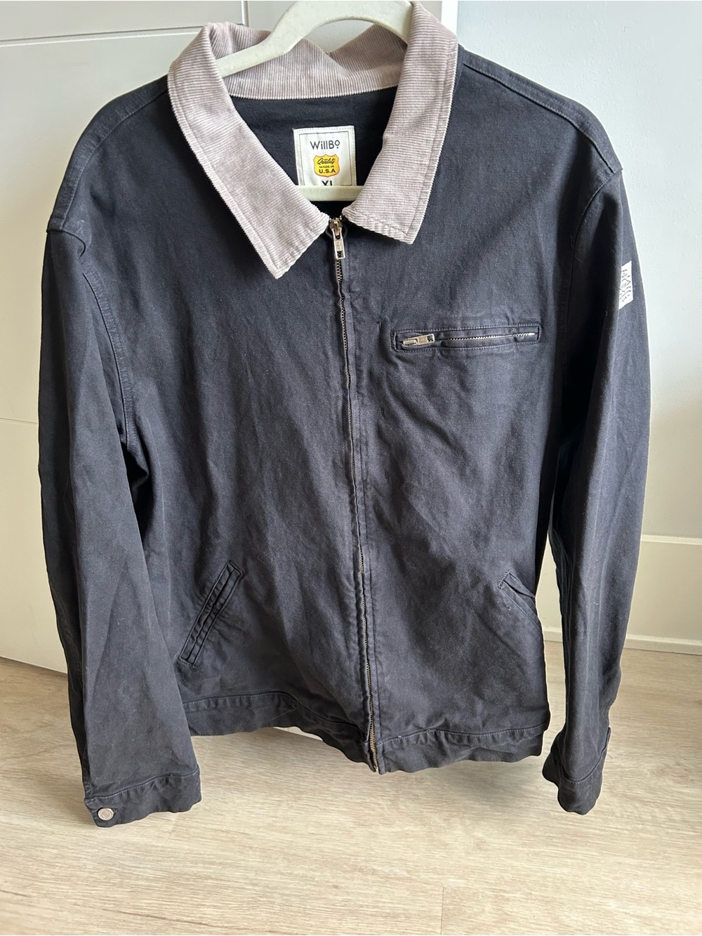 Men's Willbo Zip-Up Jacket with Contrast Collar